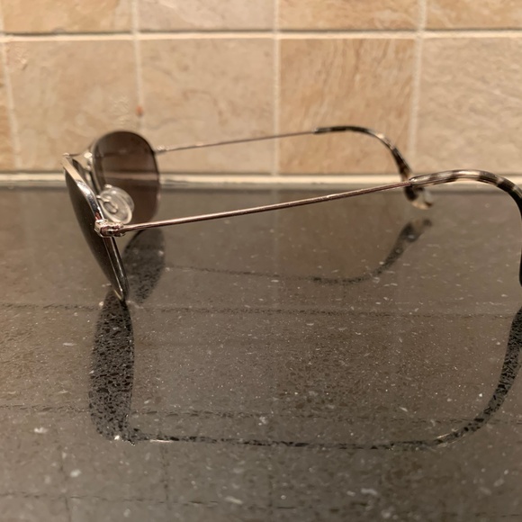 Maui Jim Polarized Silver Aviator Sunglass main image 4